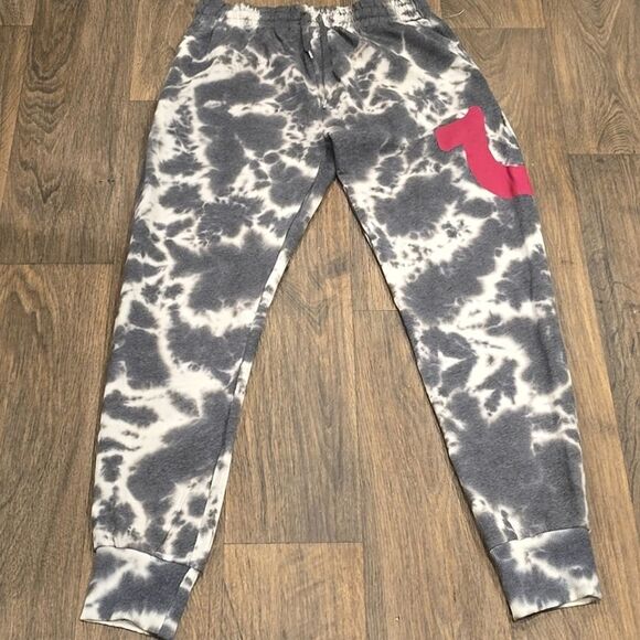 True Religion Horseshoe Logo Tie Dye Pocketed Joggers - Picture 7 of 9